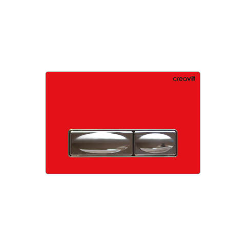 CREAVIT Кнопка для инсталляции красная со стеклян GP4003.00