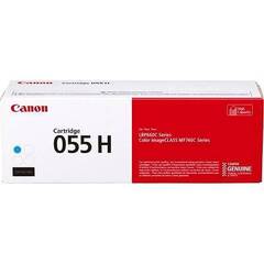 Картридж Canon 055H С голубой большой ёмкости для Canon MF746Cx, MF744Cdw, MF742Cdw, LBP664Cx, LBP663Cdw. Ресурс 5.9K