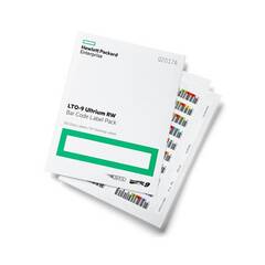 Наклейки на картриджи данных Hewlett-Packard Ultrium LTO9 45TB bar code label pack (100 data + 10 cleaning)