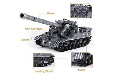 Конструктор серия Армия Опытный лёгкий танк США Т-92