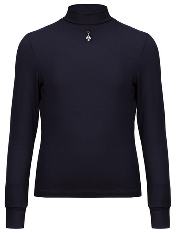 Синяя блуза-водолазка для девочки AMADEO