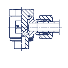 Соединение JE DL18 М22х1.5 (в сборе) CAST