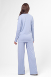 Костюм для беременных 15927 голубой