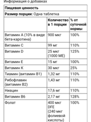 One a day, Полный мультивитамин для мужчин, 100 таблеток