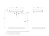 Cezares 41786 TAVOLONE Консоль подвесная 41786 Bianco Opaco, 120x43x8