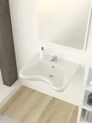 Раковина хирургическая подвесная керамическая с креплением