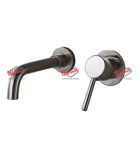 Встраиваемый смеситель для ванной Warmer Brushed Chrome Line 210070