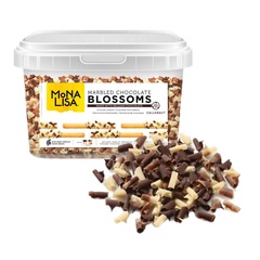 Шоколадная стружка Callebaut мраморная 50гр