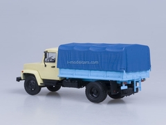 GAZ-33073 cargo taxi engine ZMZ-513 beige-blue AutoHistory 1:43