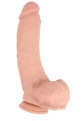 Телесный фаллоимитатор на присоске Phallic Rider - 22,5 см. - 