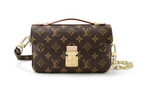 Сумка Louis Vuitton Pochette Metis East West коричневый