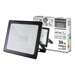 Прожектор светодиодный, TDM, Народный СДО-04-030Н-Ф, 30 Вт, 6500 К, IP65, чер, SQ0336-0233