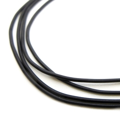 Канитель мягкая, гладкая, KAN/MK, 1,3 мм, матовая, чёрный