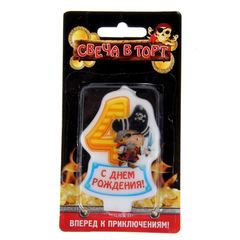 Свеча в торт. Цифра 