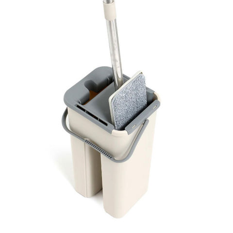 Швабра с ведром и отжимом Flat Mop (мини) Housework 5116