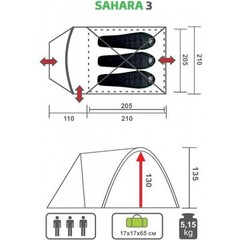 Купить недорого Палатка Premier Fishing Sahara-3