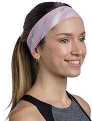 Узкая спортивная повязка на голову Buff Headband Slim CoolNet Shane Orchid - 2