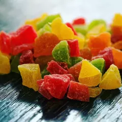 Цукаты папайи кубики