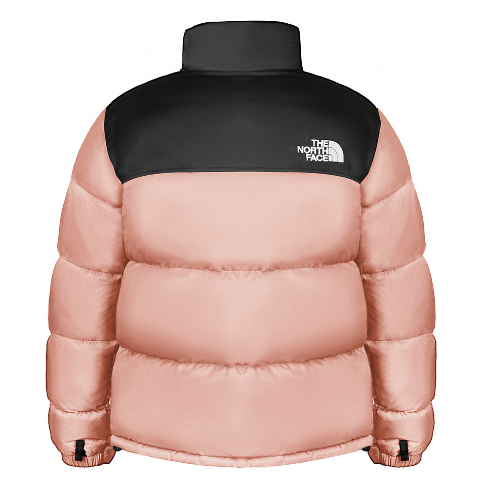 Pink fluffy north face jacket sale