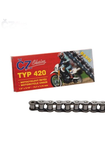 Цепь для мотоцикла CZ Chains 420 Basic - 110