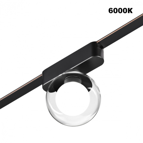 359474 SHINO NT24 106 черный Трековый смарт-светильник для низковольтного шинопровода с двумя режимами работы IP20 LED 6W 24V 3000-6000K EASY