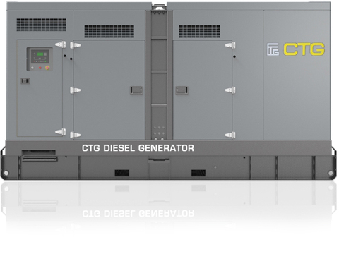 Дизельный генератор CTG 275C в кожухе
