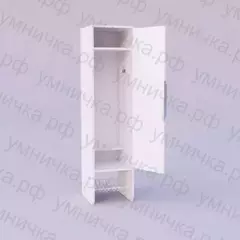 Шкафчик «Лесная сказка» 1 секция (белый) (ЛДСП, ХДФ)