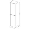 Allen Brau 1.E1005.WM 2.0 1.E1005.WM ECLIPSE 2.0 Пенал 40, white matt (333995)