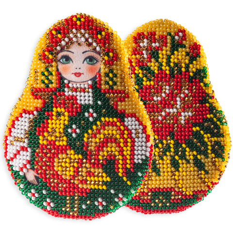 Матрёшка с петушком