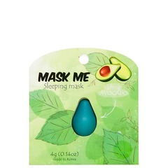 Маска ночная для лица подтягивающая с экстрактом авокадо Beauty Bar Mask Me Sleeping Mask Lifting Avocado
