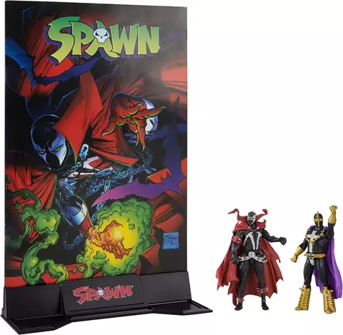 Фигурка McFarlane Toys: Spawn - Spawn and Anti-Spawn with Comic Book