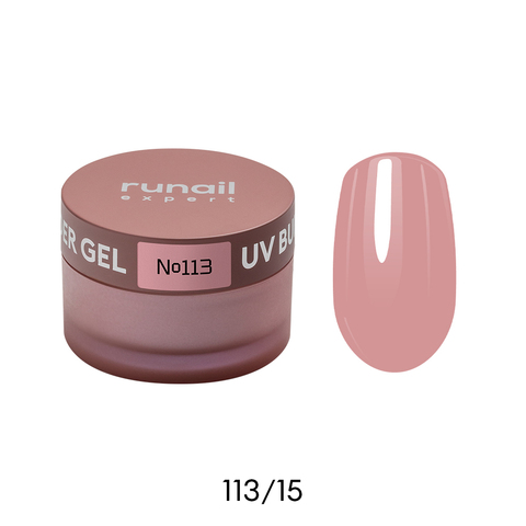 Гель моделирующий UV BUILDER GEL Runail Expert №113, 15г банка