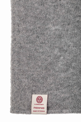 Пончо шерстяное Luxberry one size серое