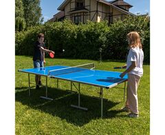 Теннисный стол DFC TORNADO, 4 мм, синий, с сеткой
