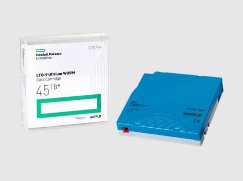 Картридж данных Hewlett-Packard Ultrium LTO9 data cartridge Q2079W, 45TB WORM