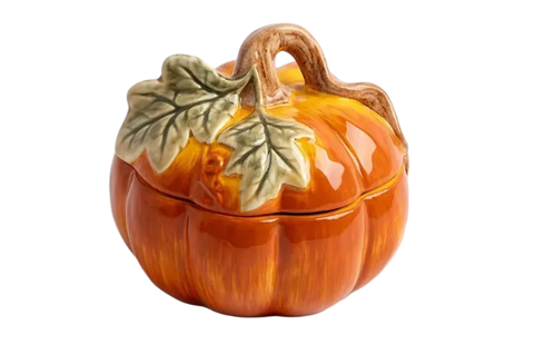 Емкость для хранения Bright pumpkin Тыква, 520 мл - Оранжево-зеленый - купить 1