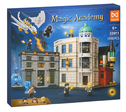 Конструктор Гарри Волшебный банк Гринготтс 1598 дет.