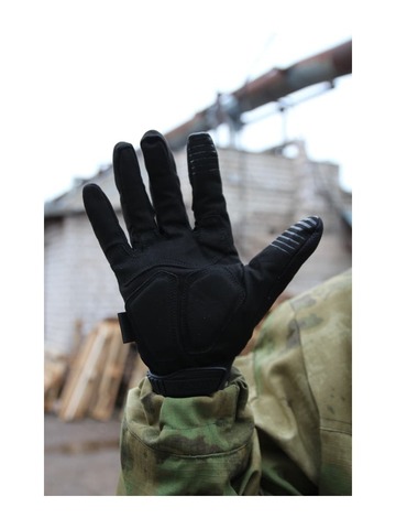 Перчатки тактические Mech M-Pact (черные) (А)