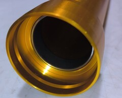 Внешний стакан пера вилки для Yamaha MT-10 / R1M 2015-2019 г.в. золотой