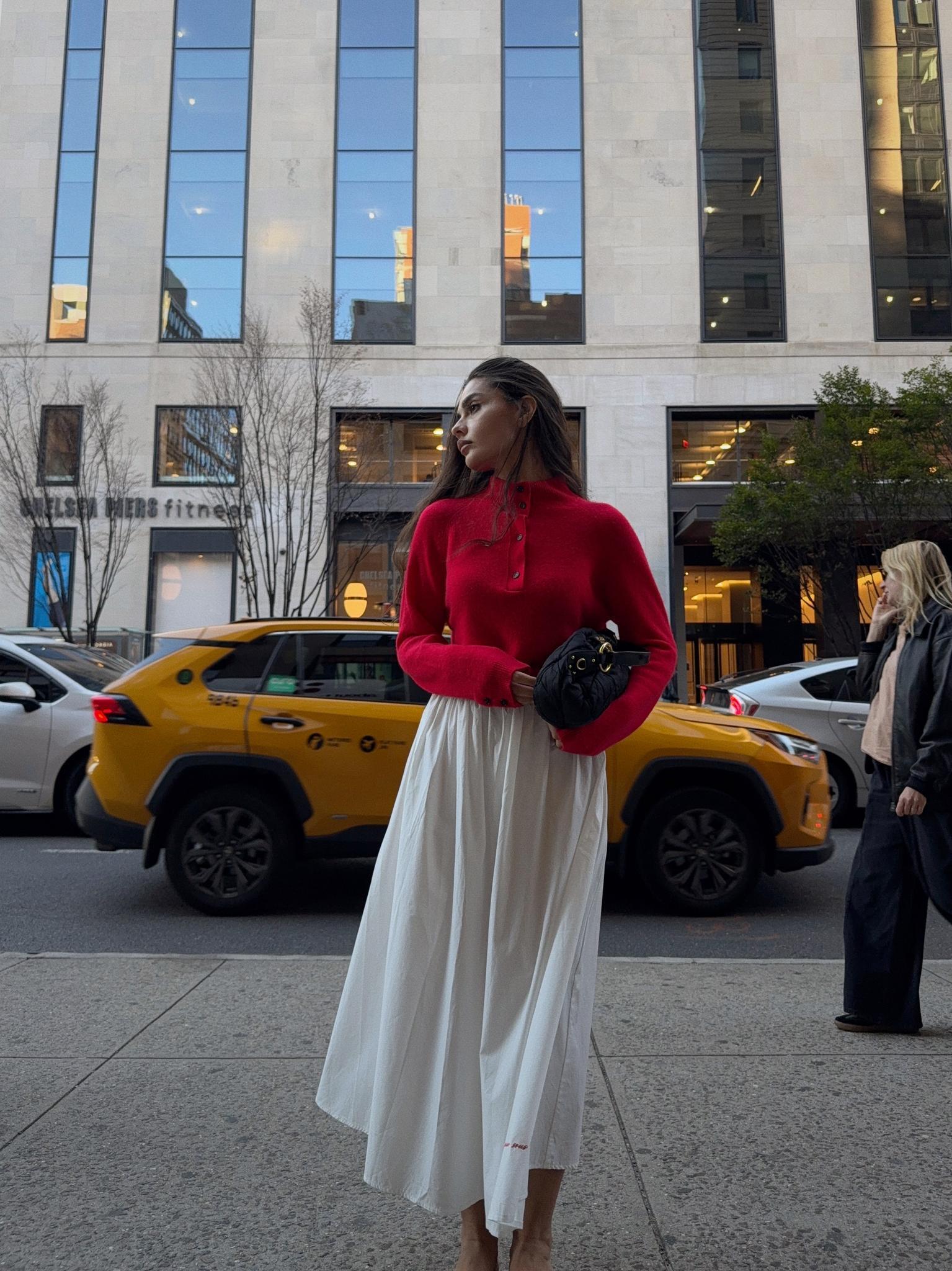 Свитер 100% Cashmere 01, Красный