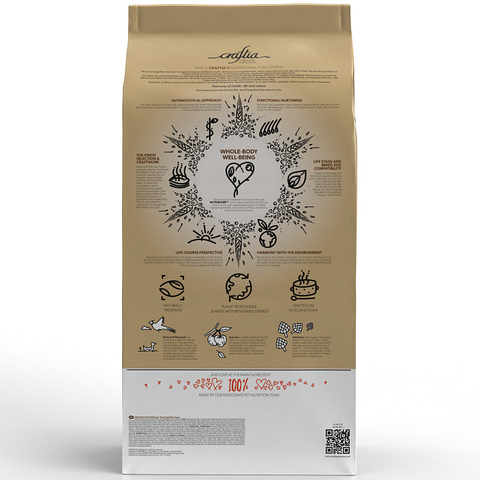 Сухой корм CRAFTIA NATURA для щенков средних и крупных пород из утки с фазаном 7 кг