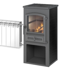 Камин ЭТНА (БКД) с плитой и теплообменником