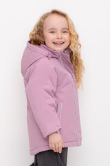 куртка  для девочки  ВК 38096/4 ГР ( 92-128)