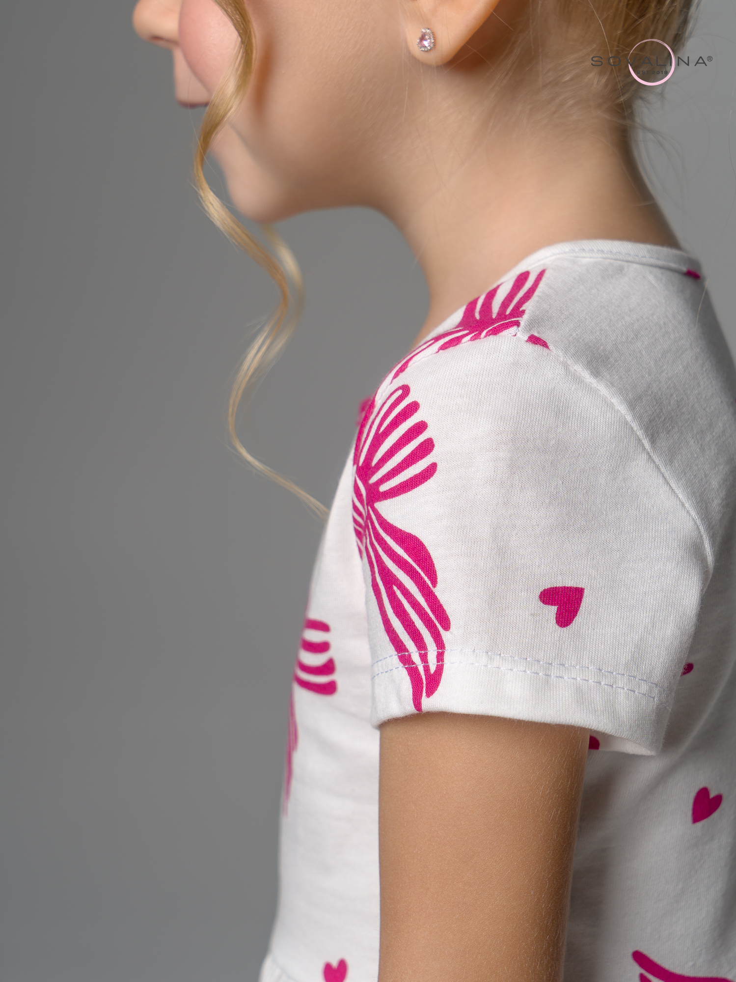 Платье Лето алые бантики