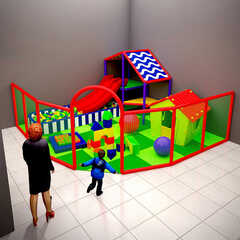 Игровая детская комната «Забавный уголок»