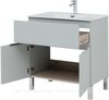 Aquanet 274121 Тумба с раковиной Алвита new 80 напольная 1 ящ., 2 дв. цв.серый (274121)
