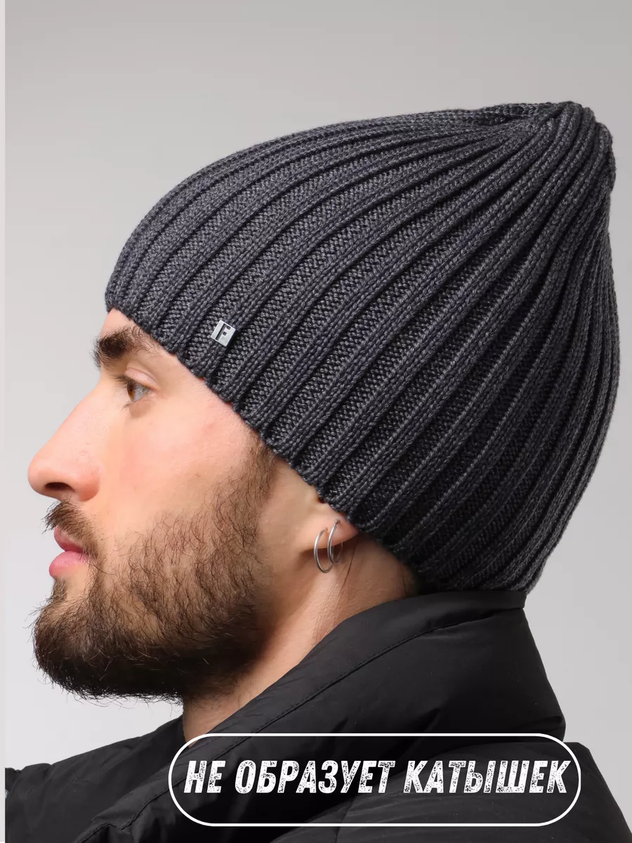 Шапка зимняя с флисом весенняя