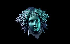 Силиконовый молд № 2031 Горгона мини