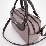 Сумка Саломея 269 наппа тауп + шоколад