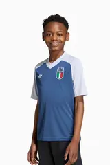 Футболка adidas Originals Италия 2026 Pre-Match Junior - синий